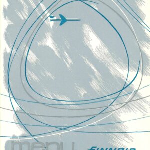 UKK:n Menu; Aero Oy, 1961, Lontoo-Helsinki