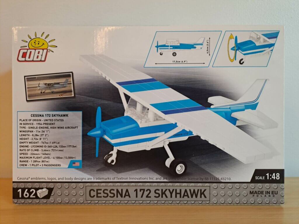 Cobin Cessna Skyhawk -rakennussarjan paukkauksen takapuoli.