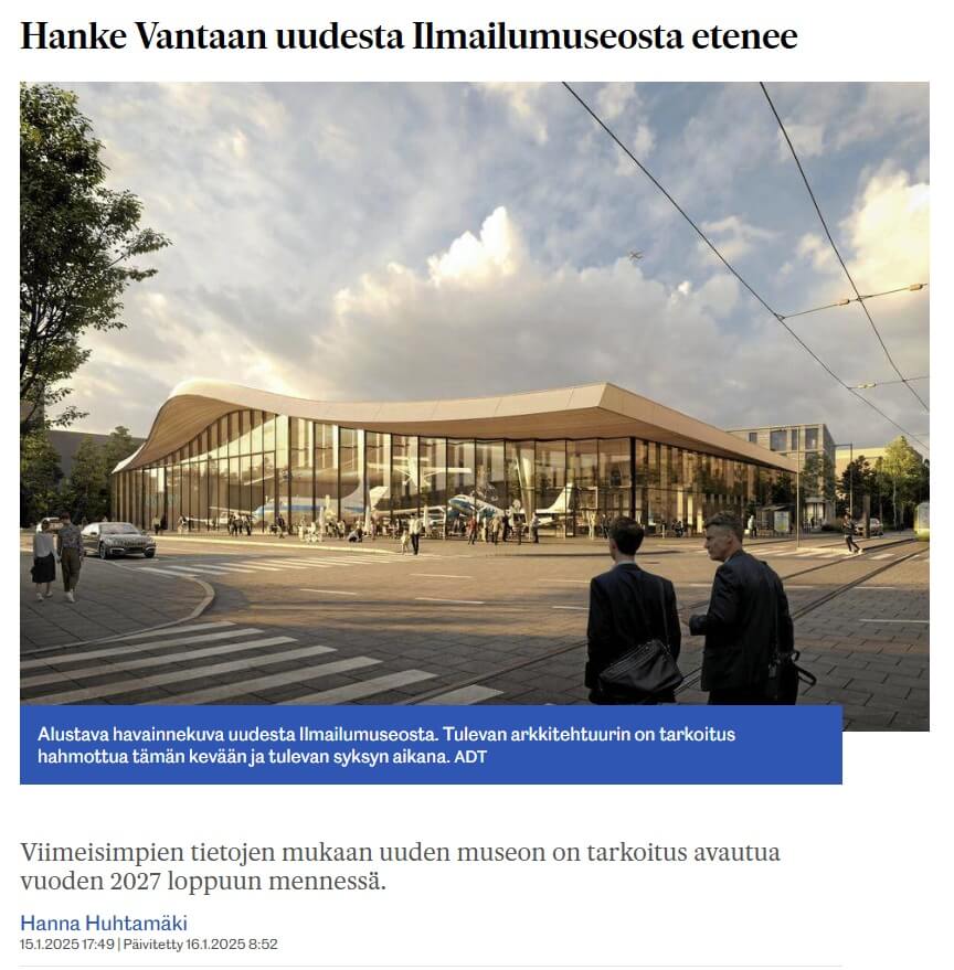 UIM Vantaan Sanomissa 15.1.